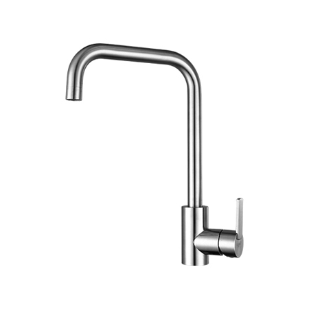 Stainless steel kitchen faucets