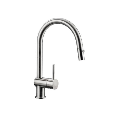 Stainless steel kitchen faucets