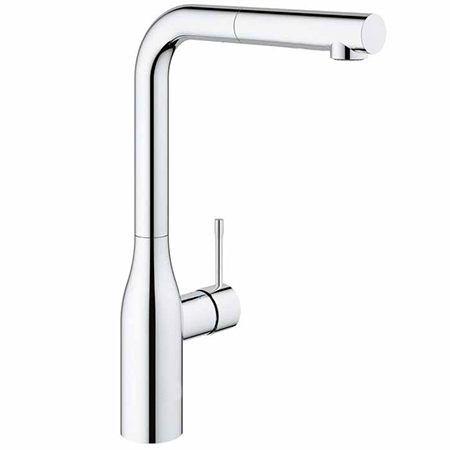 Stainless steel kitchen faucets