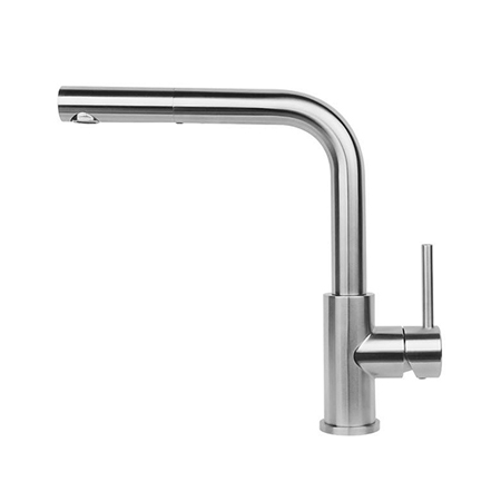 Stainless steel kitchen faucets