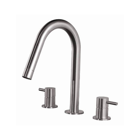 Stainless steel bathroom faucets