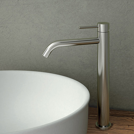 Stainless steel bathroom faucets