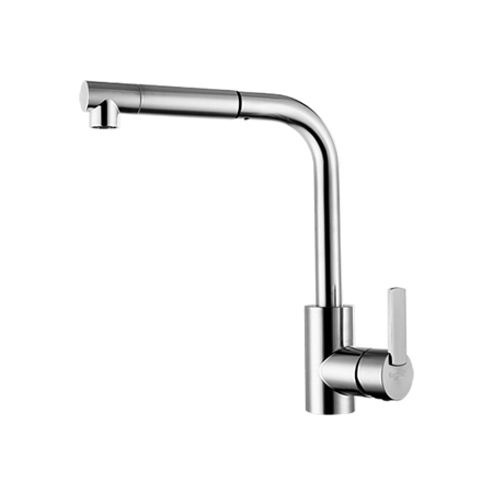 Stainless steel kitchen faucets
